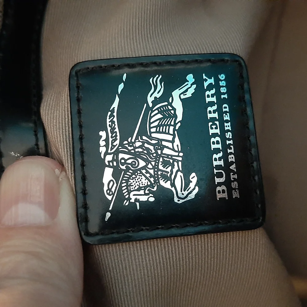 Burberry Vintage Y2K Women's Nova Check Pattern Satchel Bag Purse, Dust … - Picture 6 of 14